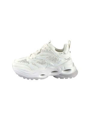 Trainers - white silver