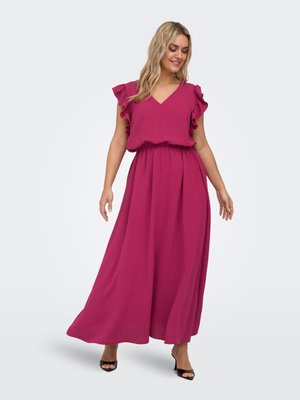 ONLY Carmakoma CARMETTA LIFE LONG - Maxi šaty - sangria