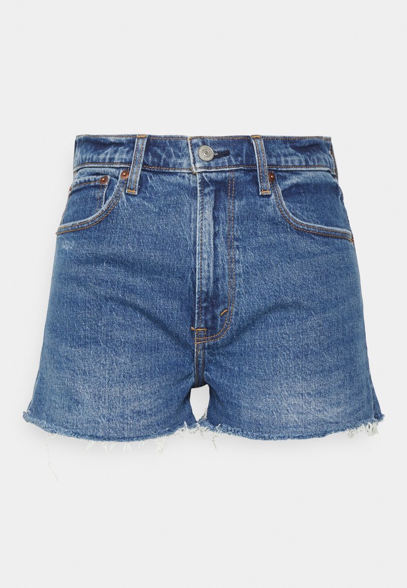 Abercrombie & Fitch Jeans Shorts dark mom/darkblue denim Zalando.at