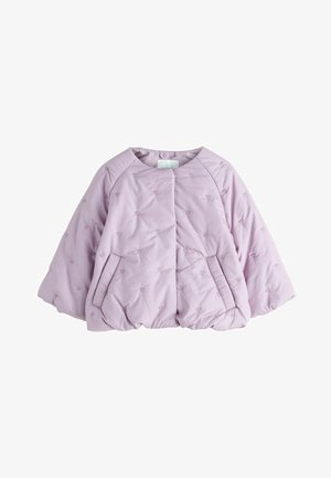 Next, REGULAR FIT - BUBBLE HEM - Zimná bunda - lilac heart embroidered