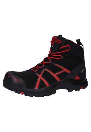 Haix Schnürstiefelette - black/red