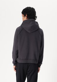 Hollister Co. BOXY CROP TECH LOGO - Mikina - phantom