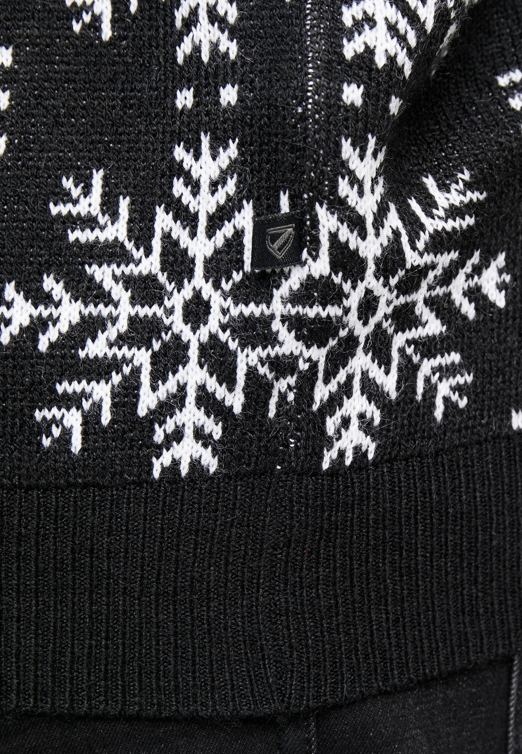Jack´s Sportswear XMAS ICEFLOWER Strikkegenser black Jack´s Sportswear XMAS ICEFLOWER - Strikkegenser - black