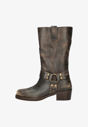 Nelson, Bottes de cowboy / motard - bruin