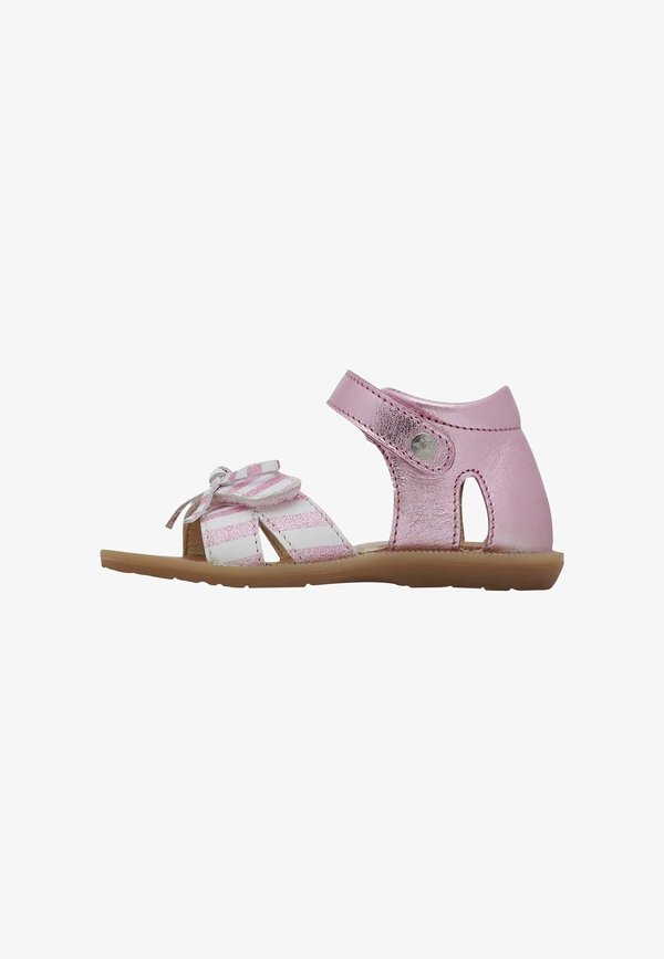 NARGES – Lauflernschuh – weiß rosa