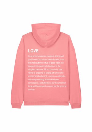 LOVE DEFINITION OVERSIZED  - Hoodie - pink
