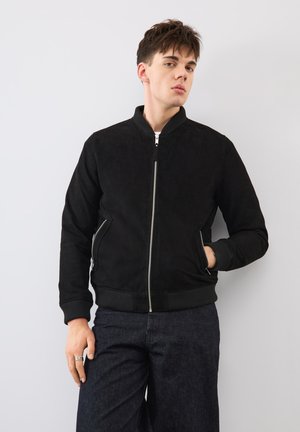 Bolongaro Trevor BEKLEIDUNG FINLEY BOMBER - Leren jas - black mss
