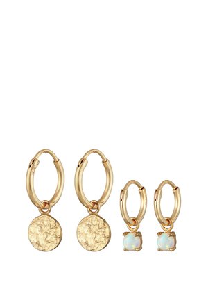 2 PACK HOOPS - Ohrringe - gold-coloured