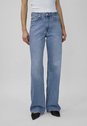 My Essential Wardrobe 35 THE LOUIS 139  HIGH WIDE Y - Jeans straight leg - medium blue retro wash