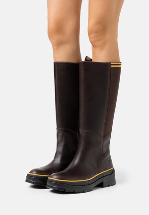 MALYNN TALL BOOT WP - Kozačky na platformě - mid brown