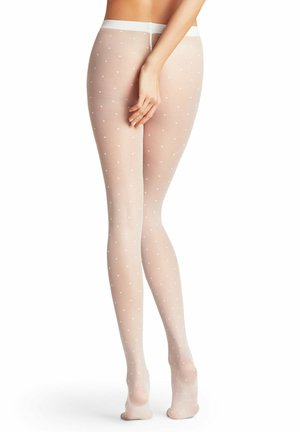 FALKE, DOT 15 DENIER SHEER - Strumpfhose - white