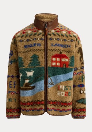 Polo Ralph Lauren, SCENIC PILE FLEECE JACKET - Veste polaire - montana khaki