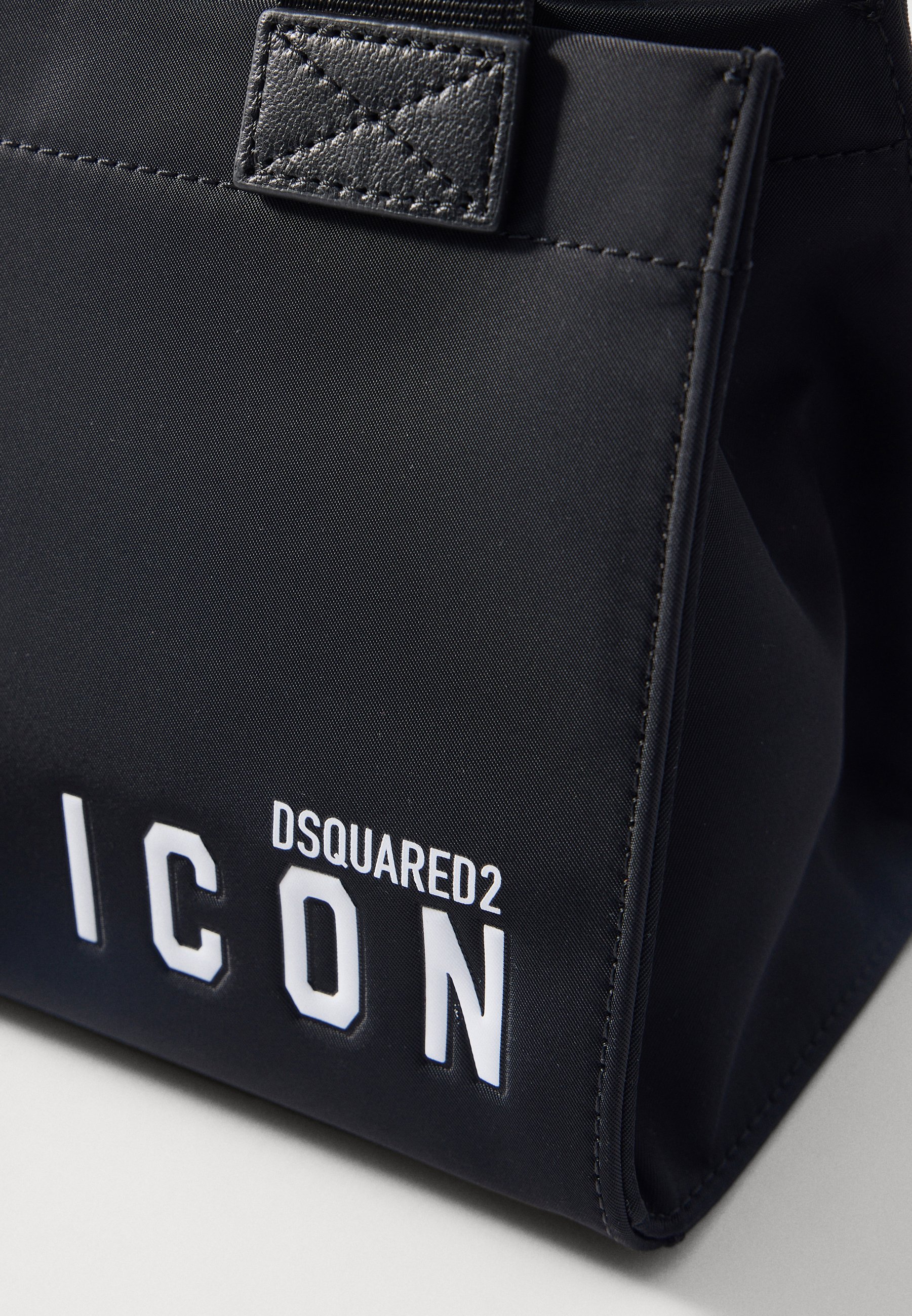DSQUARED2 ICON MINI SHOPPING - Handbag - nero/bianco/black