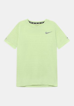 T-shirt med print - neon yellow