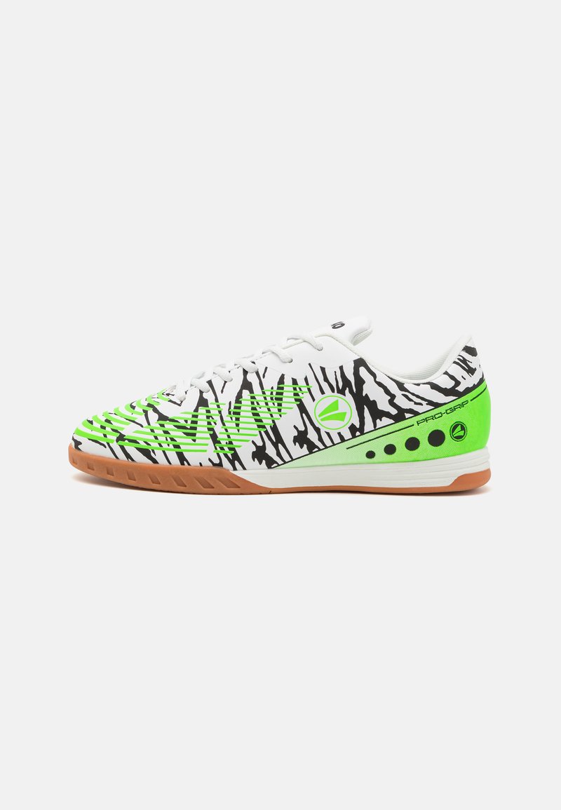 JAKO J-SI TAKE - Saalijalgpalli saapad - white/neon green