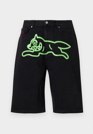 Icecream RUNNING DOG  - Pantaloni scurți din denim - black denim