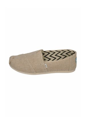 Slip-ons - natural undyed wide heritage