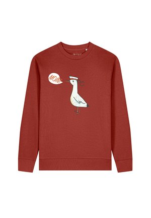 watapparel, MOIN SEAGULL - Sweatshirt - earthy red