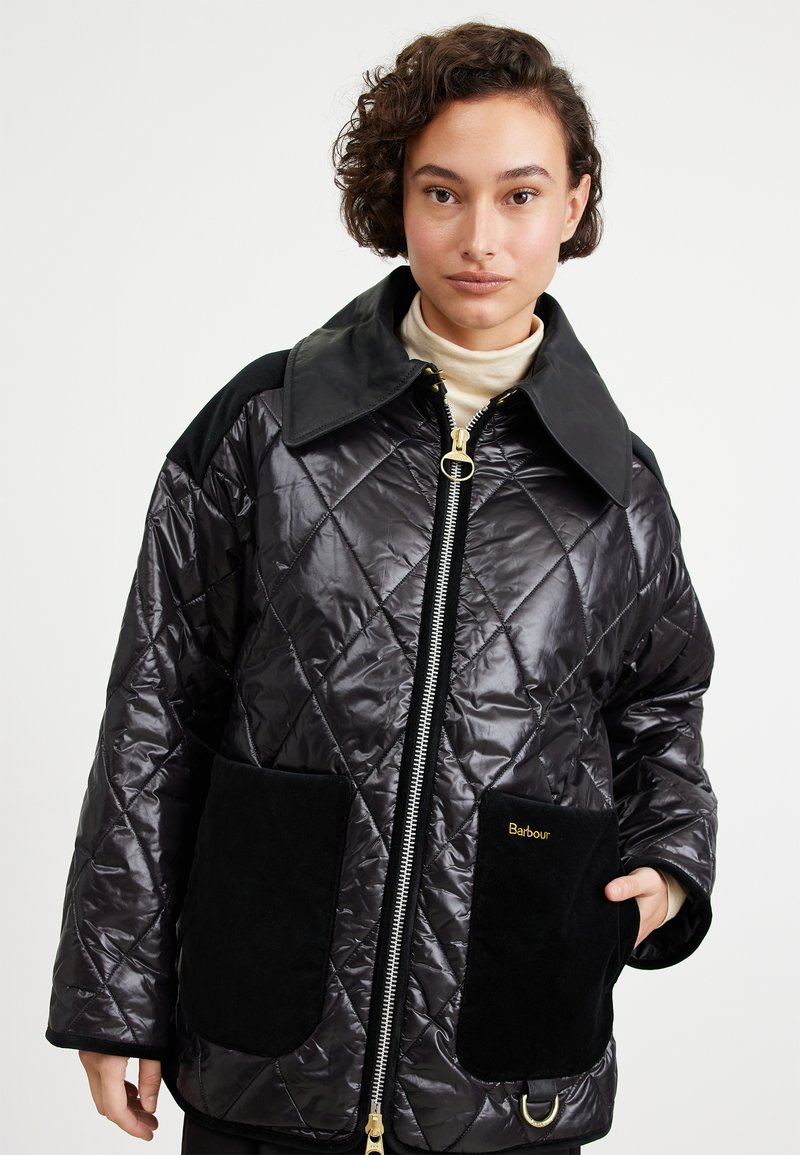 Barbour PREMIUM WOODHALL Light jacket black/classic/black Zalando.ie