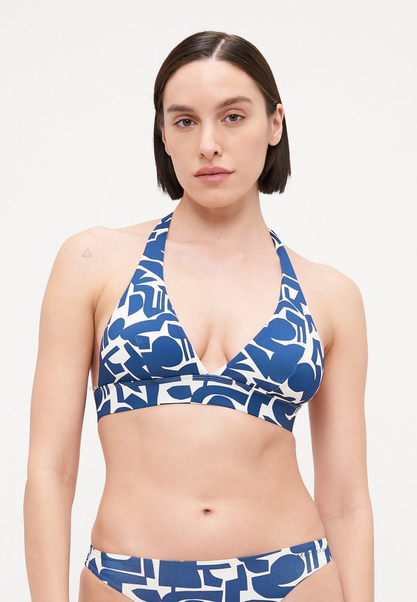 GEO PRINT - Bikini top - murphy marine