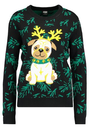 Urban Classics LADIES PUG CHRISTMAS - Džemperis - black