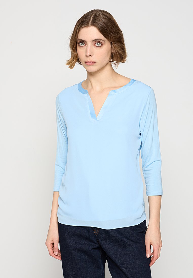 comma Longsleeve lichtblauw