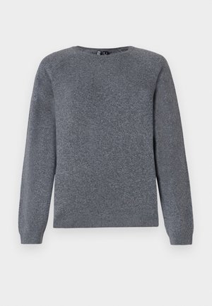 Pieces PCBREE O NECK - Džemper - dark grey melange