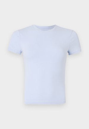 Good American SUPER STRETCH BABY TEE - Βασικό μπλουζάκι - periwinkle