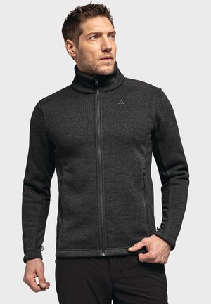 Schöffel ZIP IN OBERAU - Fleece jacket - schwarz