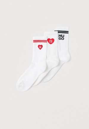 LOVE YOU 3 PACK - Socken - white