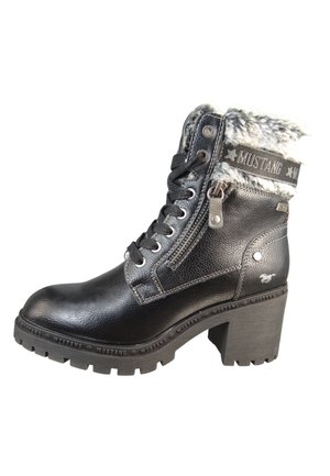 LEILA - Snørestøvletter - black