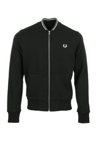 Fred Perry ZIP THROUGH  - Sweater met rits - black