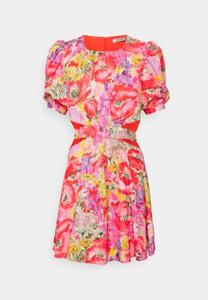 AMUR COLE CUTOUT MINI DRESS - Rochie cocktail/Rochie petrecere - neonpink
