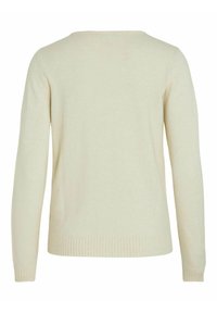 VILA VIRIL V NECK - Stickad tröja - birch