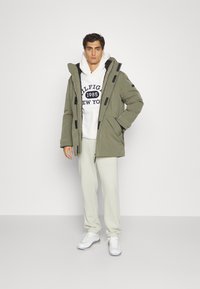 Tommy Hilfiger MONOTYPE COLLEGIATE HOODIE - Felpa - white