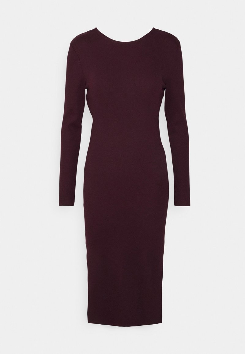 Burgundy Dress Robe Pull Bordeaux Zara Robe Pull Bordeaux à