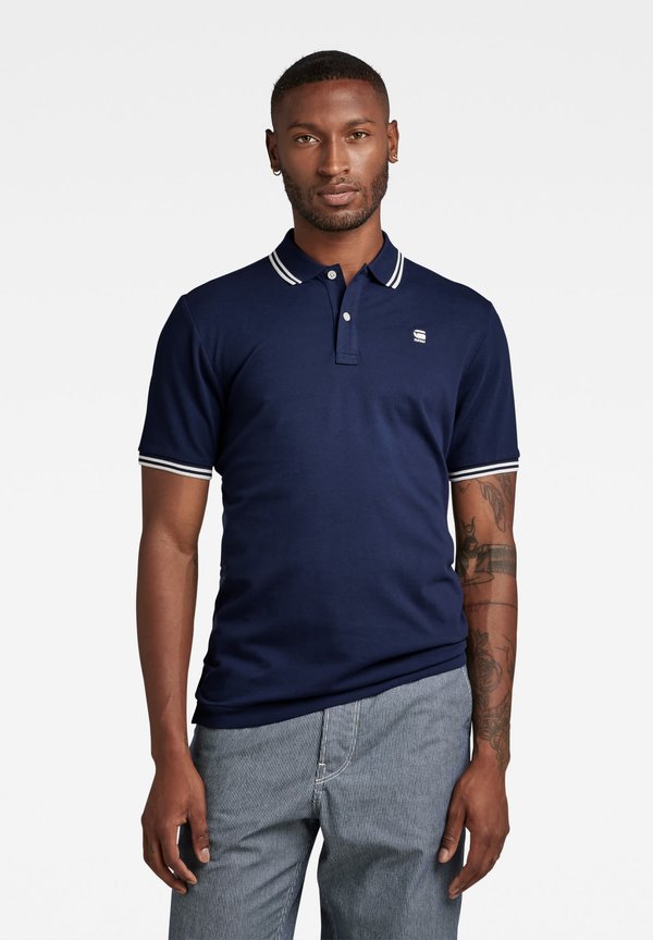 DUNDA SLIM STRIPE - Polo shirt