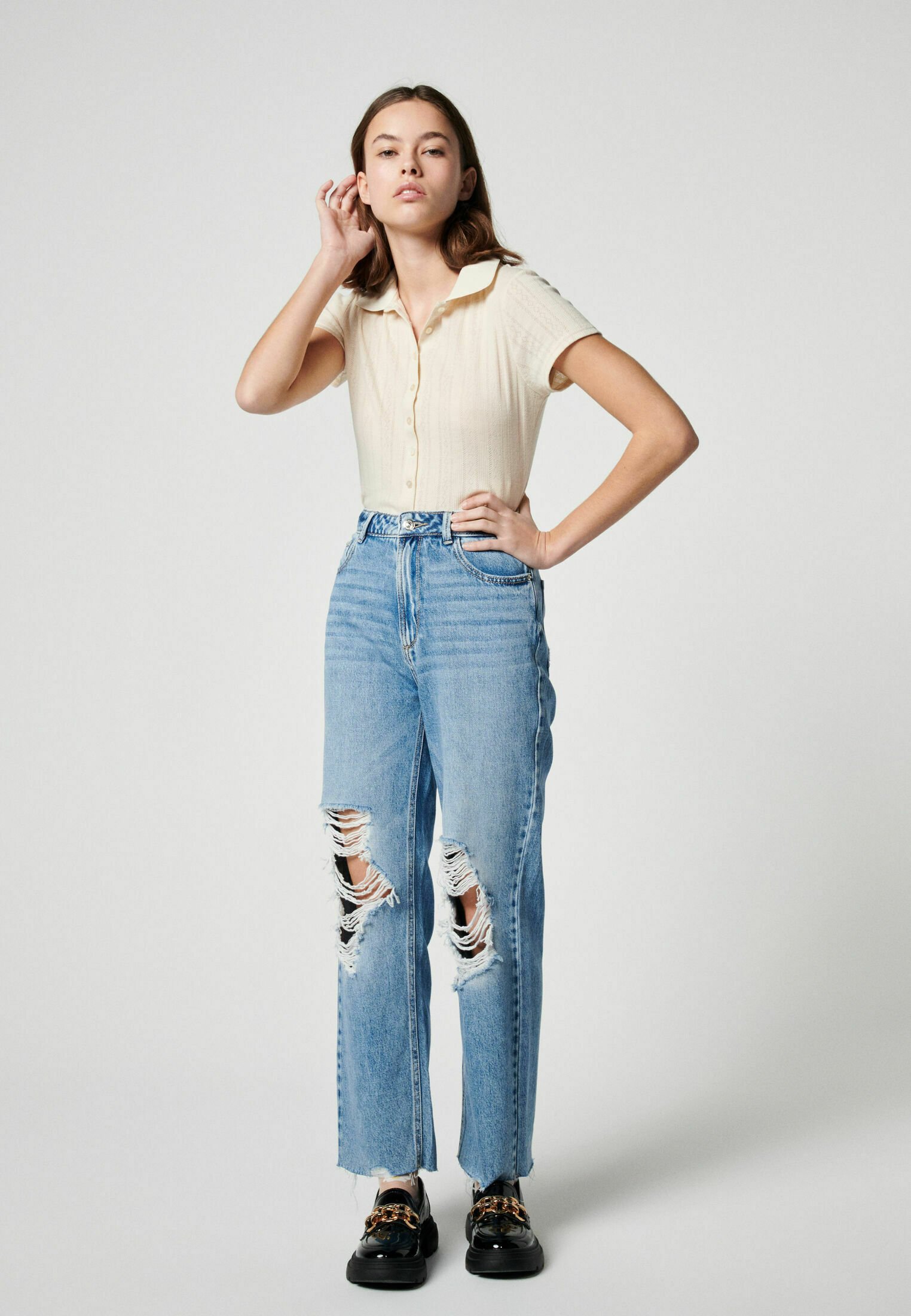 Pimkie Jeans a sigaretta - denimblau/blu - Zalando.it