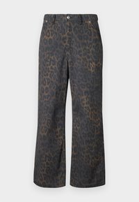 GNARLY LEOPARD SKATE UNISEX - Relaxed fit jeans - brown