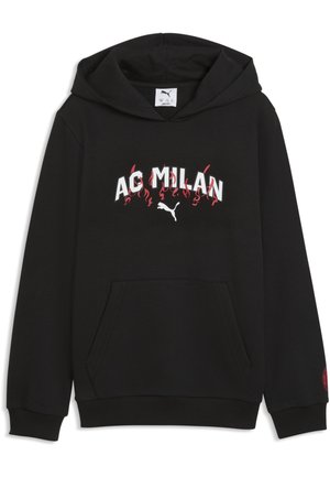 AC MILAN CULTURE  - Felpa con cappuccio - black- white