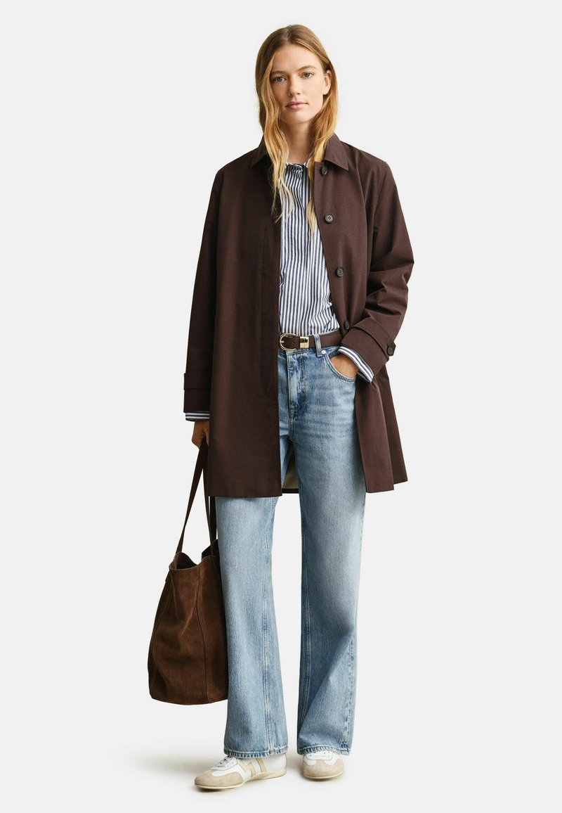 GANT CAR COAT - Krátký kabát - deep brown