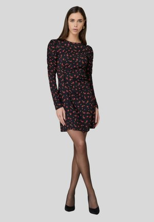 ABITO - Vestito casual - nero rosso