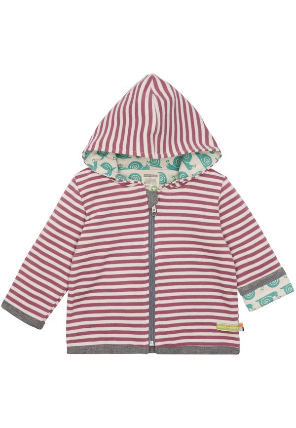 Sweatjacke - altrosa