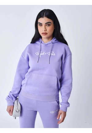 Felpa con cappuccio - lila