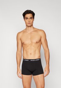 Jack & Jones JACSOLID TRUNKS 12 PACK - Boxerbriefs - black/green/ mottled light grey