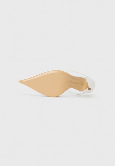 GIABORGHINI THE POINT - Pantofle na podpatku - optic white