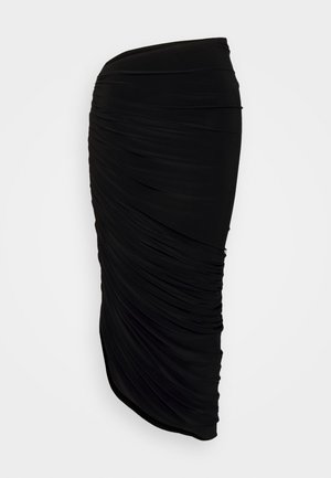 Norma Kamali DIANA LONG SKIRT - Pencil skirt - black