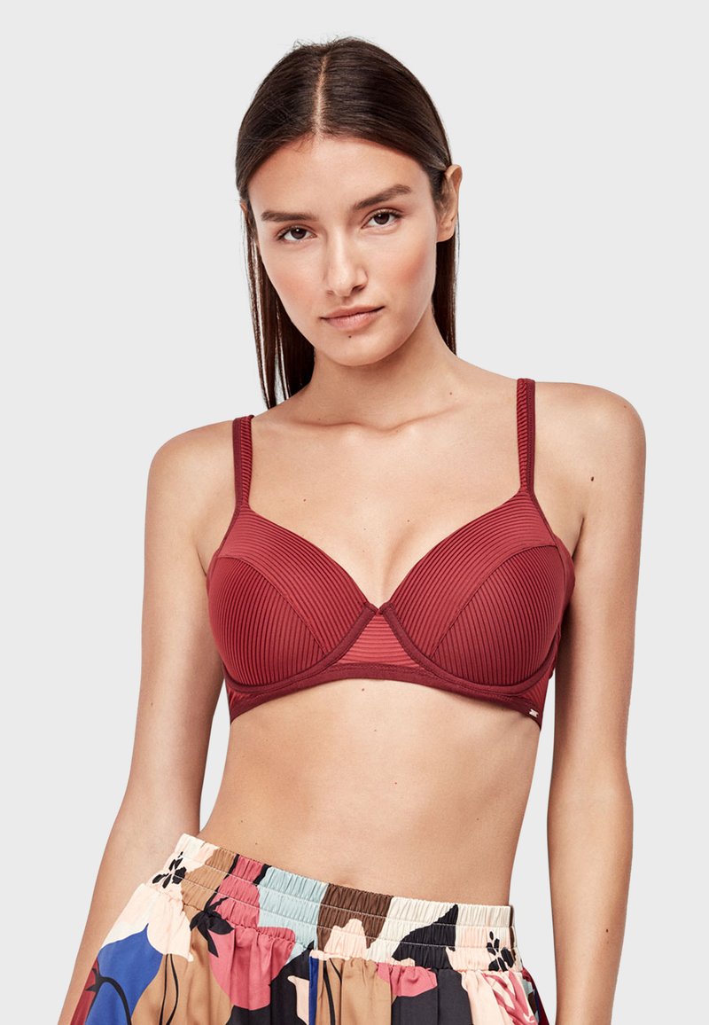 Gisela Sujetador con aros - light red