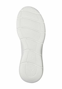 White rubber shoe sole with a textured pattern, featuring curved lines and raised sections for traction. Size 37 is indicated.