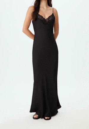 Stradivarius, Robe longue - black